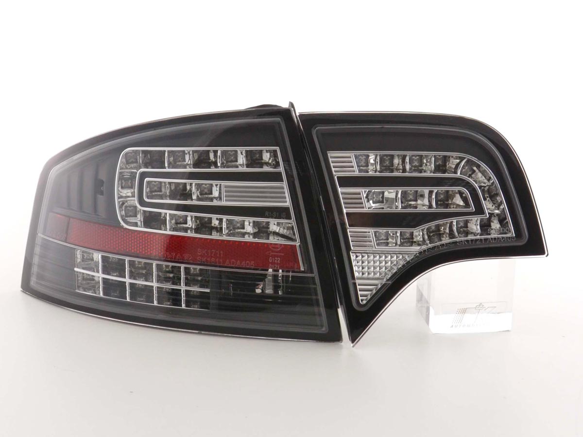 LED Rückleuchten Set Audi A4 Limousine Typ 8E Bj. 04-07 schwarz
