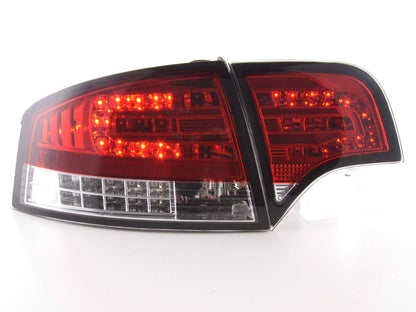 LED Rückleuchten Set Audi A4 Limousine Typ 8E  04-07 rot/klar