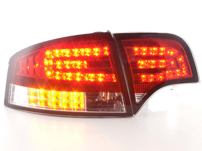 LED Rückleuchten Set Audi A4 Limousine Typ 8E  04-07 rot/klar