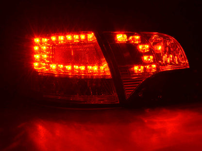 LED Rückleuchten Set Audi A4 Avant Typ 8E Bj. 04-08 chrom