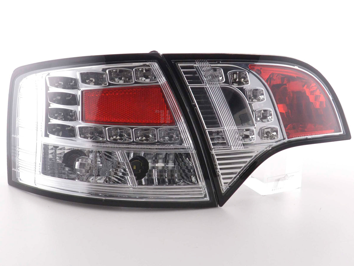 LED Rückleuchten Set Audi A4 Avant Typ 8E Bj. 04-08 chrom