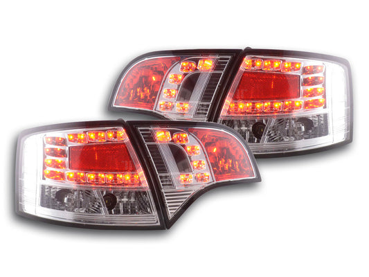 LED Rückleuchten Set Audi A4 Avant Typ 8E Bj. 04-08 chrom