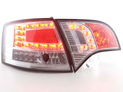 LED Rückleuchten Set Audi A4 Avant Typ 8E Bj. 04-08 chrom