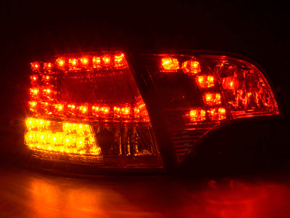 LED Rückleuchten Set Audi A4 Avant Typ 8E Bj. 04-08 chrom