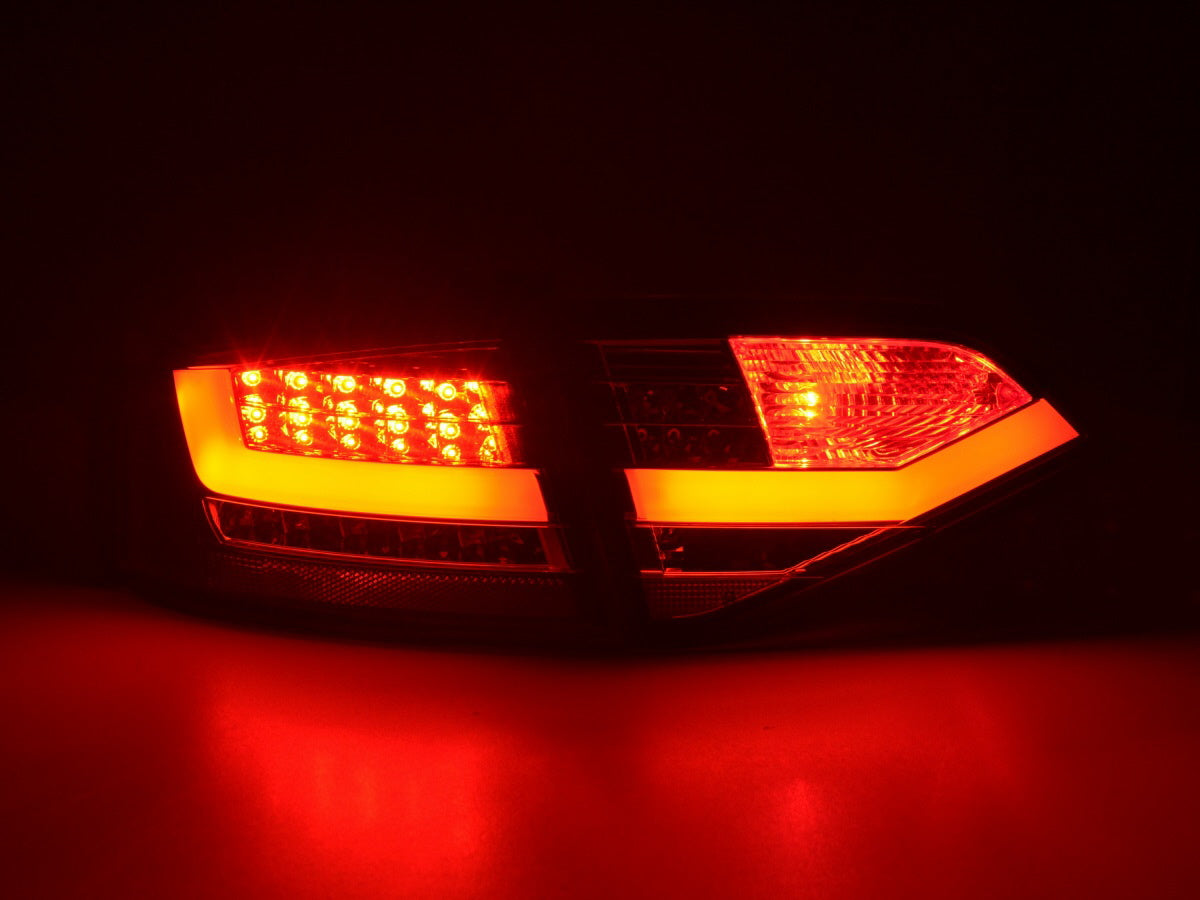 LED Rückleuchten Set Lightbar Audi A4 B8 8K Limo Bj. 07-11 rot/klar