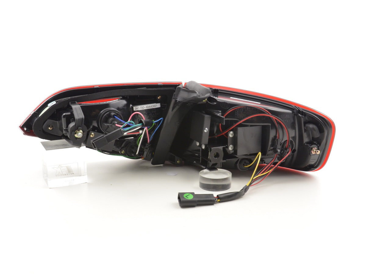 LED Rückleuchten Set Lightbar Audi A4 B8 8K Limo Bj. 07-11 rot/klar