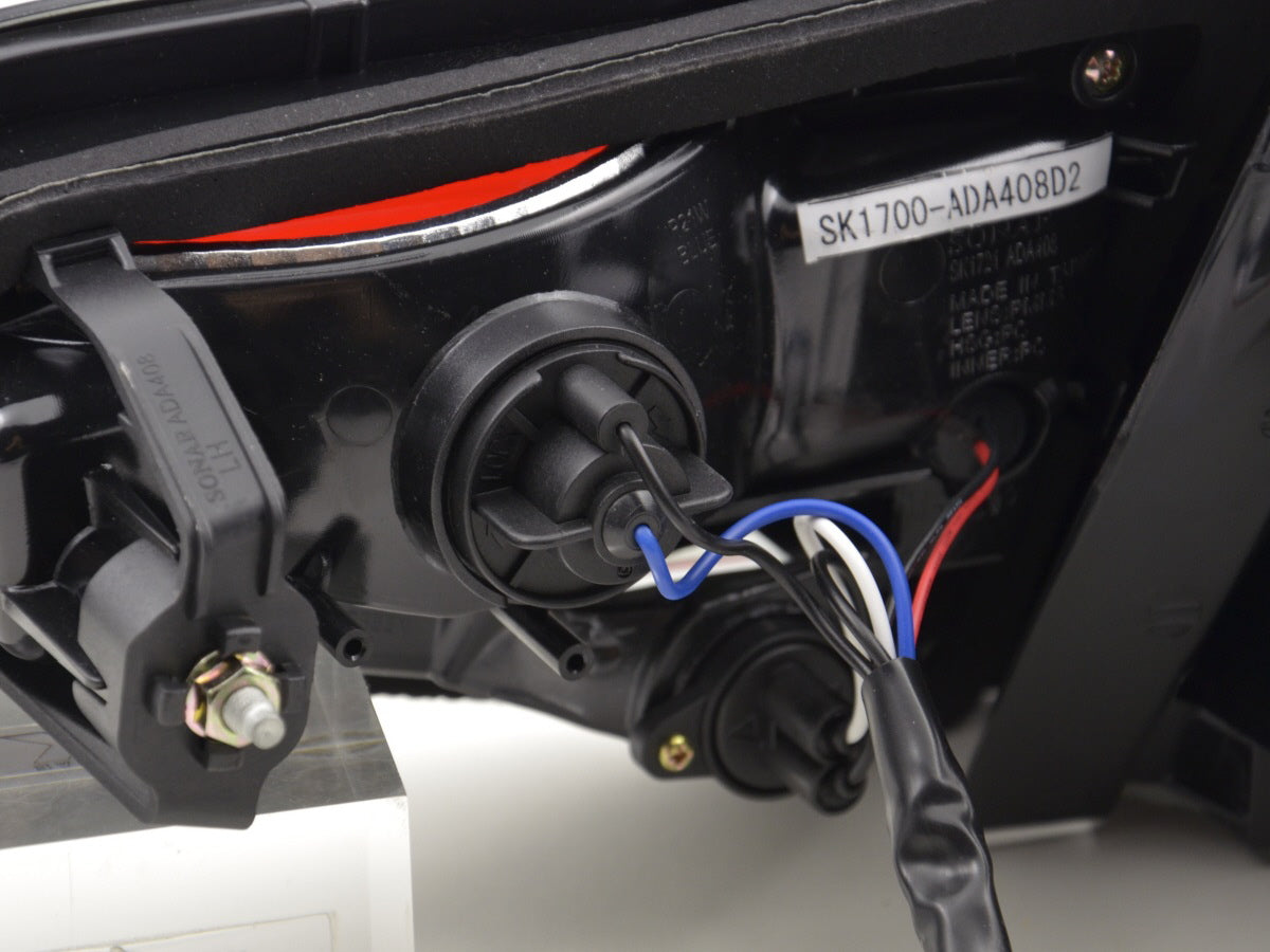 LED Rückleuchten Set Audi A4 B8 8K Limo Bj. 07-11 schwarz