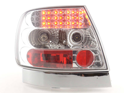 LED Rückleuchten Set Audi A4 Limousine Typ B5 Bj. 95-00 chrom