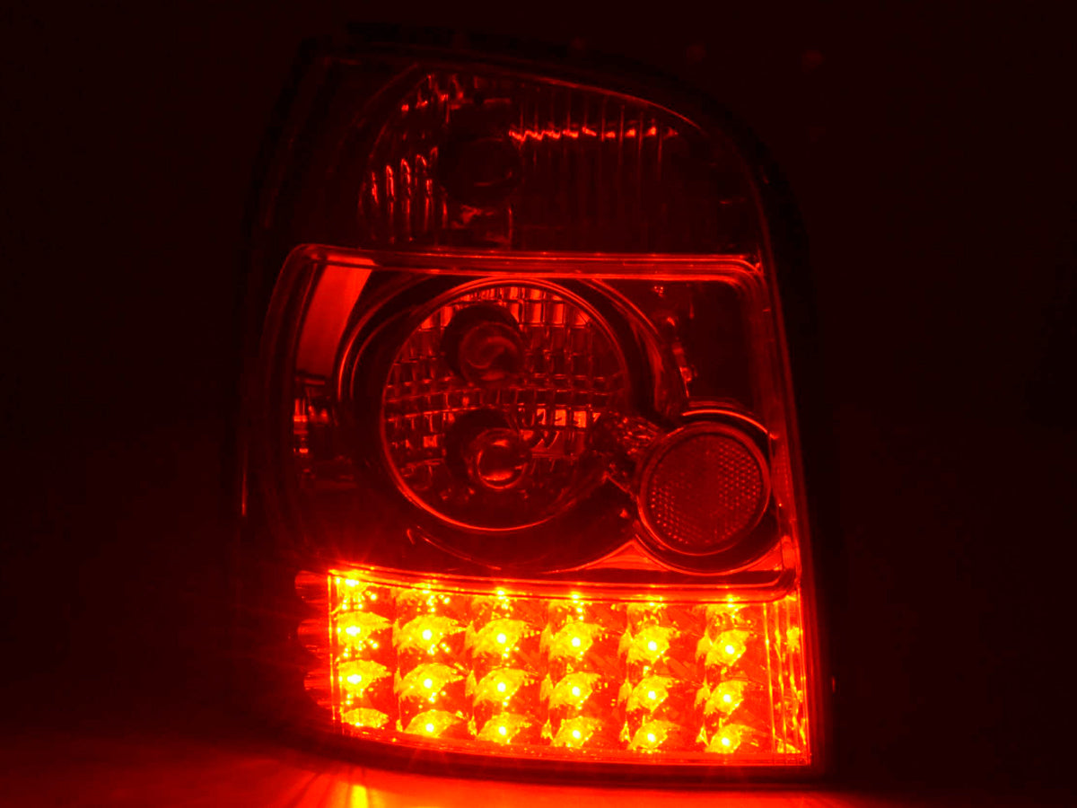 LED Rückleuchten Set Audi A4 Avant Typ B5 Bj. 95-00 chrom