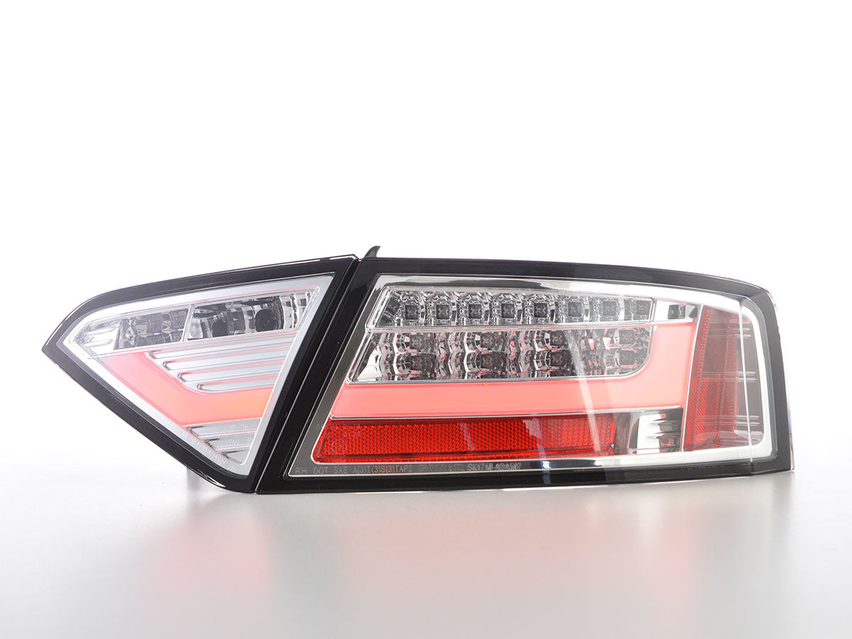 LED Rückleuchten Set Lightbar Audi A5 8T Coupe/Sportback Bj. 07-11 chrom