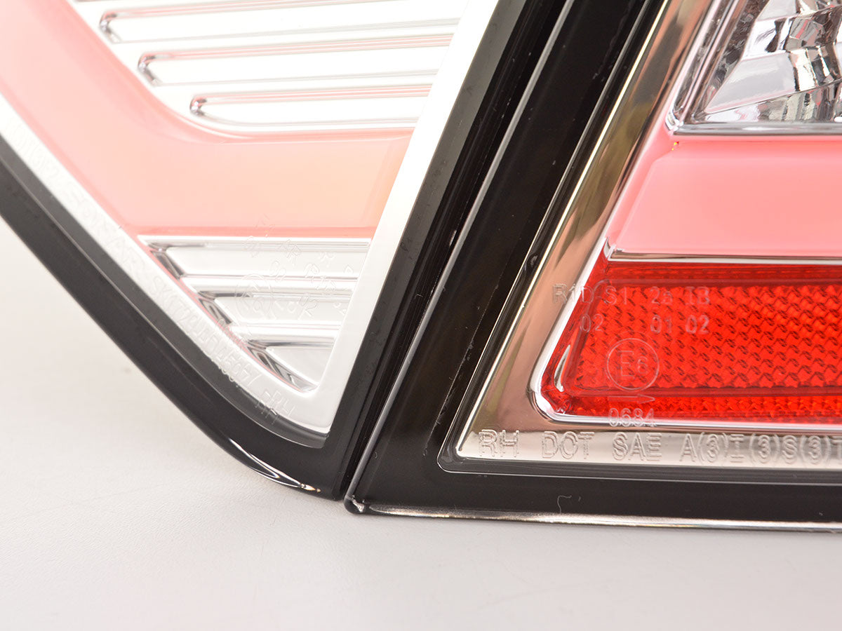 LED Rückleuchten Set Lightbar Audi A5 8T Coupe/Sportback Bj. 07-11 chrom