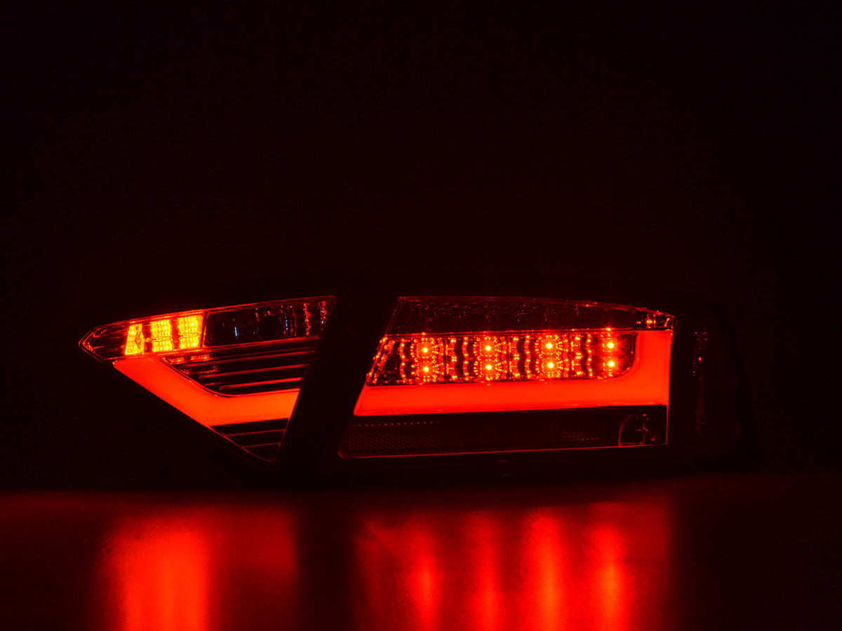 LED Rückleuchten Set Lightbar Audi A5 8T Coupe/Sportback Bj. 07-11 rot/klar