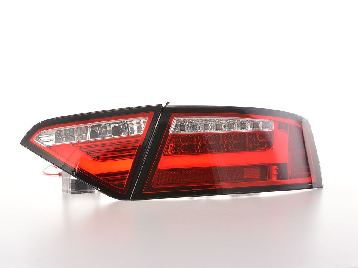 LED Rückleuchten Set Lightbar Audi A5 8T Coupe/Sportback Bj. 07-11 rot/klar