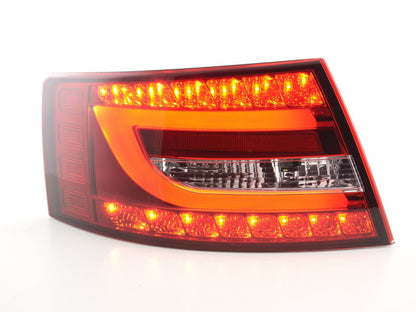 LED Rückleuchten Set Lightbar Audi A6 4F Limo Bj. 04-08 rot/klar
