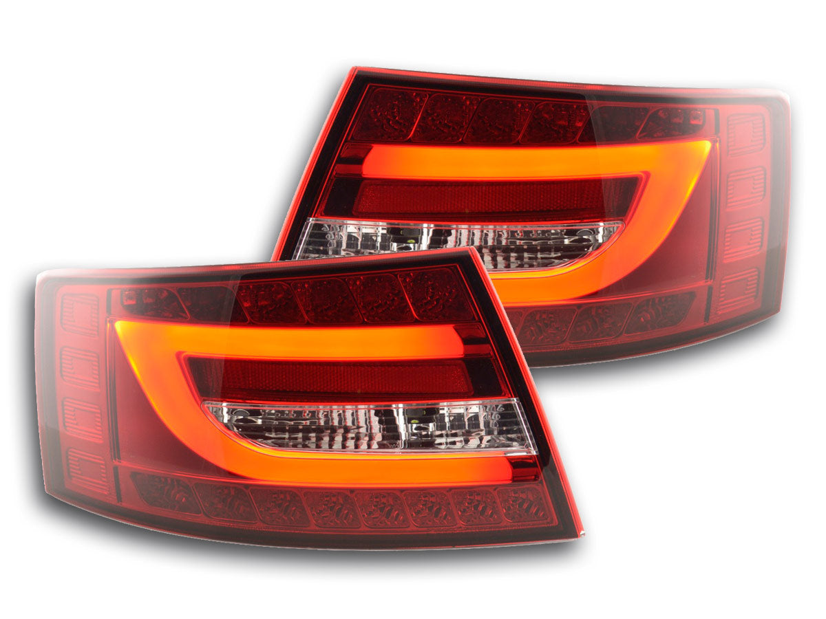 LED Rückleuchten Set Lightbar Audi A6 4F Limo Bj. 04-08 rot/klar
