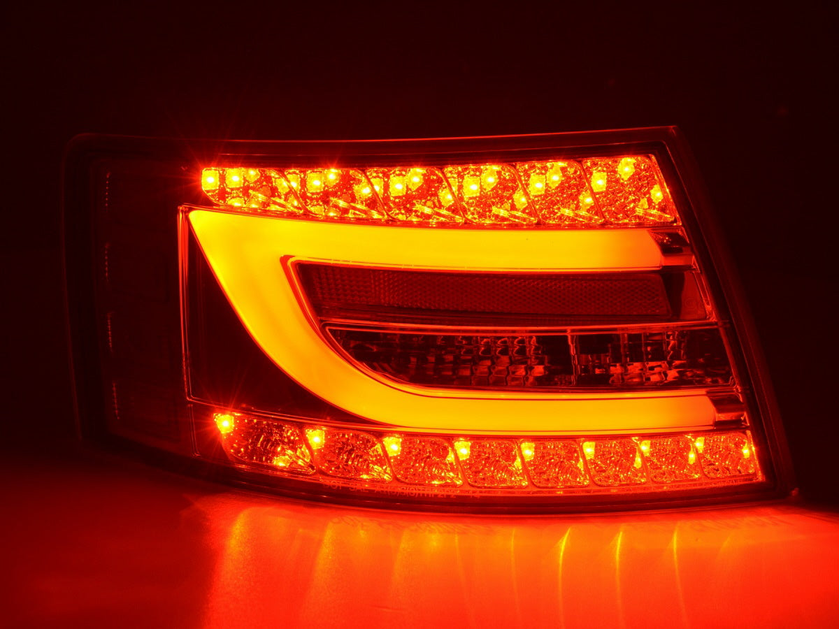 LED Rückleuchten Set Audi A6 Limo (4F) Bj. 04-08 chrom