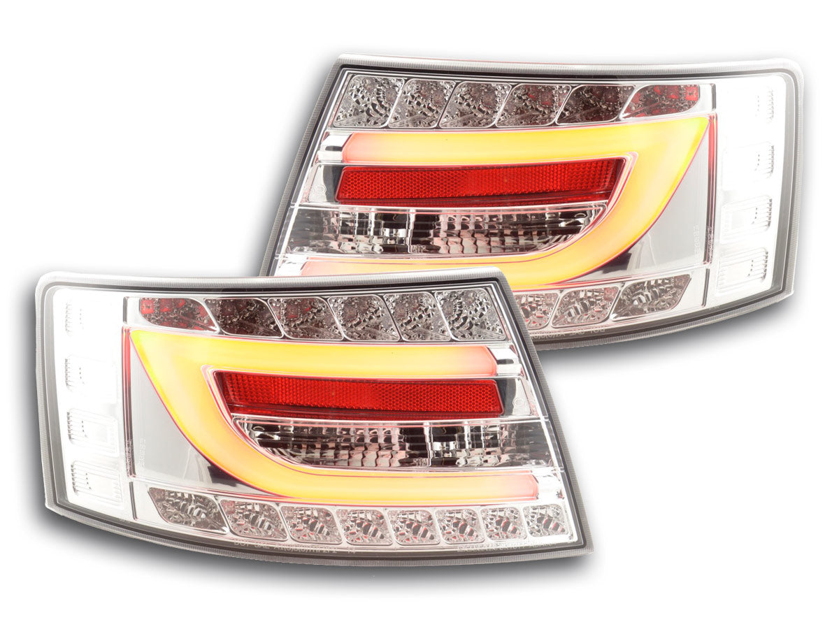 LED Rückleuchten Set Audi A6 Limo (4F) Bj. 04-08 chrom