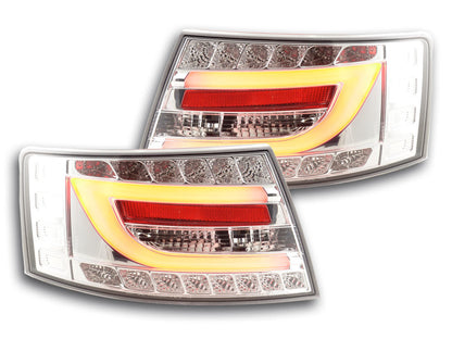 LED Rückleuchten Set Audi A6 Limo (4F) Bj. 04-08 chrom