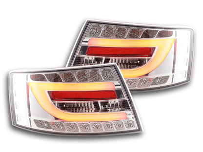 LED Rückleuchten Set Audi A6 Limo (4F) Bj. 04-08 chrom