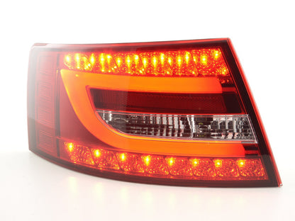 LED Rückleuchten Set Lightbar Audi A6 4F Limo Bj. 04-08 rot/klar