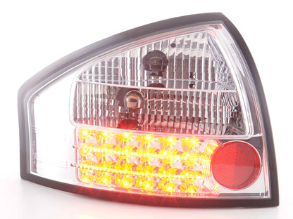 LED Rückleuchten Set Audi A6 Limousine Typ 4B Bj. 97-03 chrom