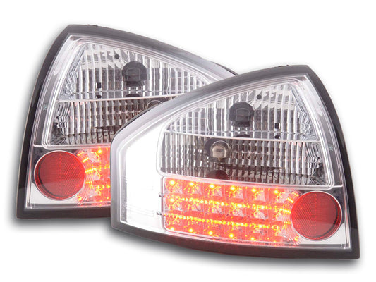 LED Rückleuchten Set Audi A6 Limousine Typ 4B Bj. 97-03 chrom