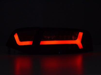 LED Rückleuchten Set Lightbar Audi A6 4F Limo Bj. 08-11 schwarz/smoke