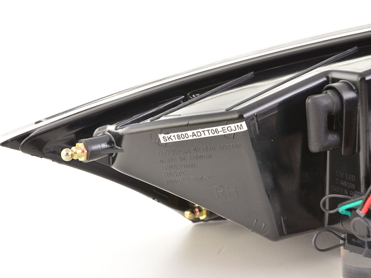 LED Rückleuchten Set Lightbar Audi TT 8J Bj. 06-14 schwarz