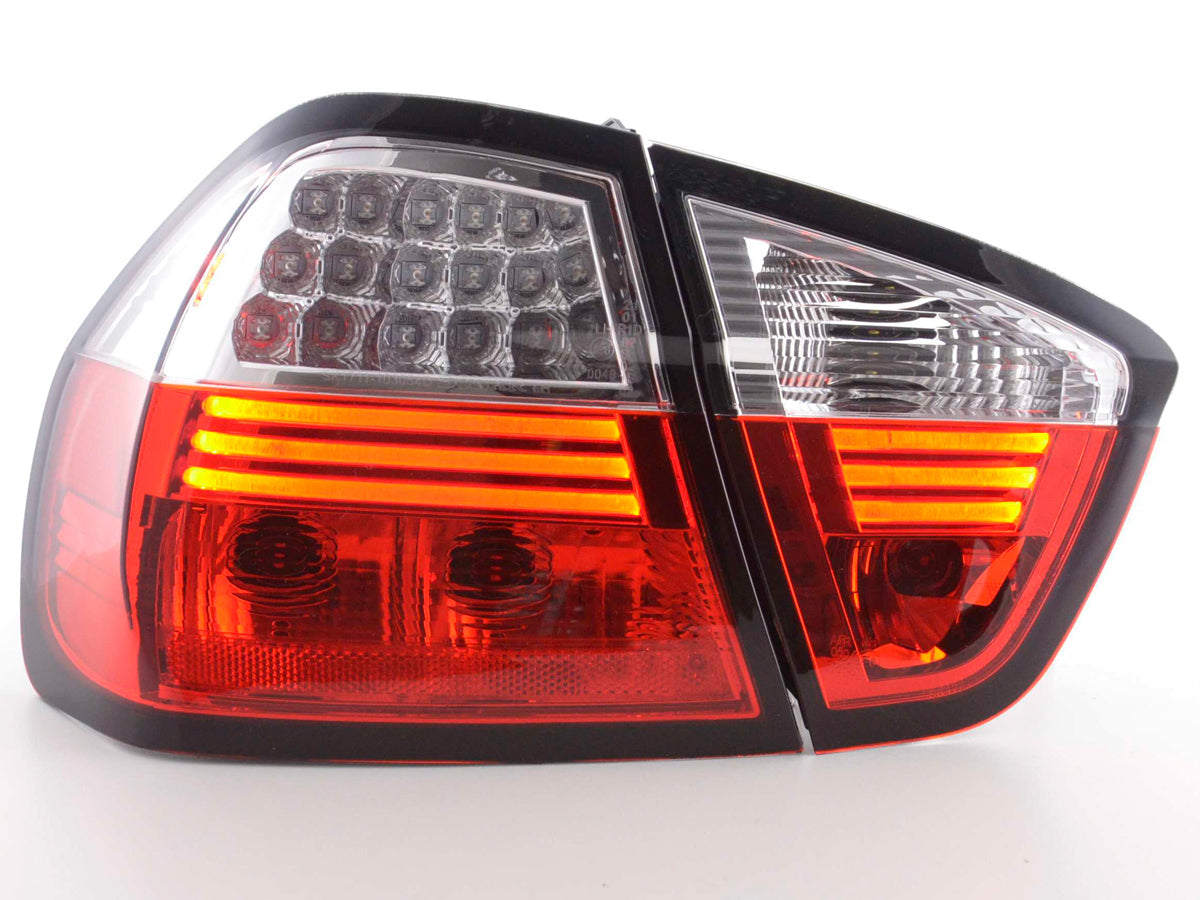 LED Rückleuchten Set BMW 3er Limousine Typ E90 Bj. 05-08 klar/rot