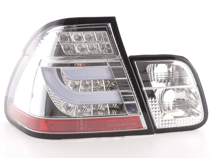 LED Rückleuchten Set BMW 3er E46 Limo Bj. 98-01 chrom