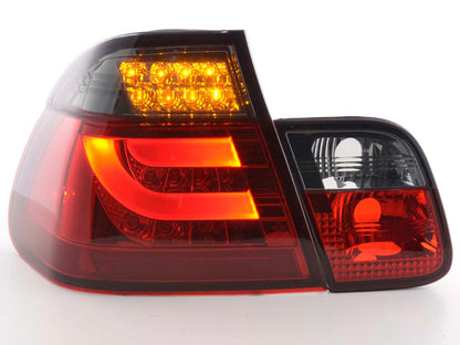 LED Rückleuchten Set BMW 3er E46 Limo  02-05 rot/schwarz