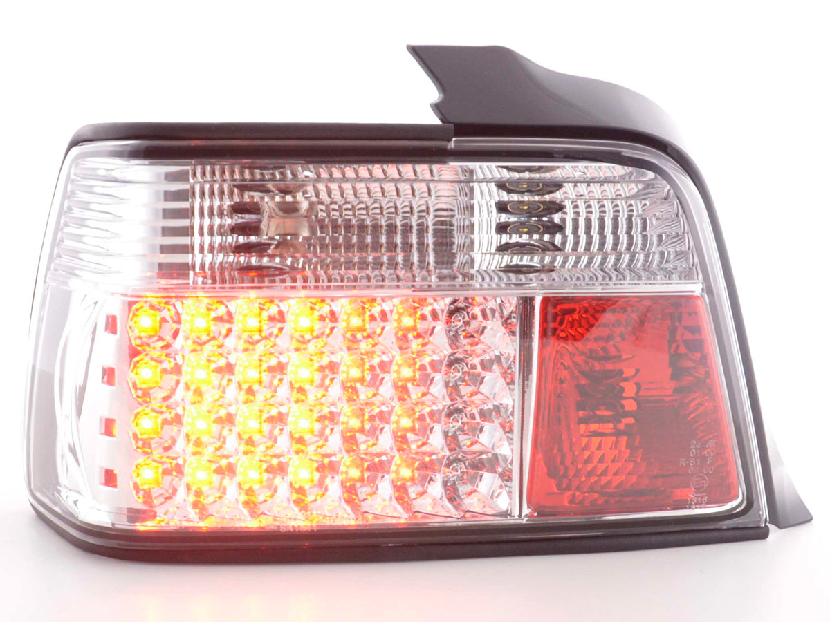 LED Rückleuchten Set BMW 3er Limousine Typ E36 Bj. 91-98 chrom