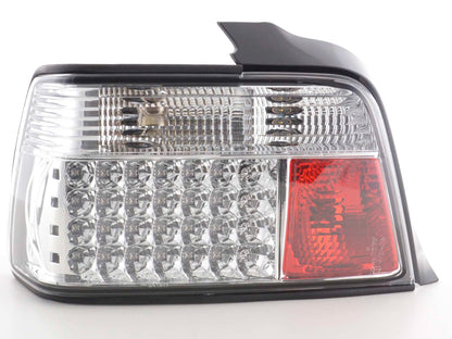 LED Rückleuchten Set BMW 3er Limousine Typ E36 Bj. 91-98 chrom
