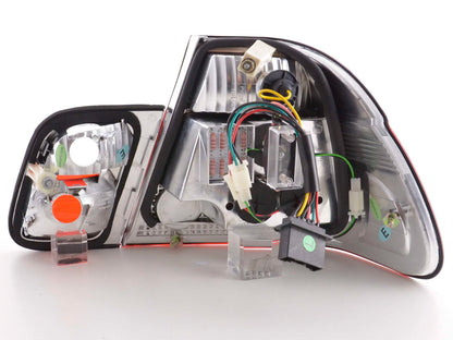 LED Rückleuchten Set BMW 3er Limousine Typ E46 Bj. 98-01 klar/rot