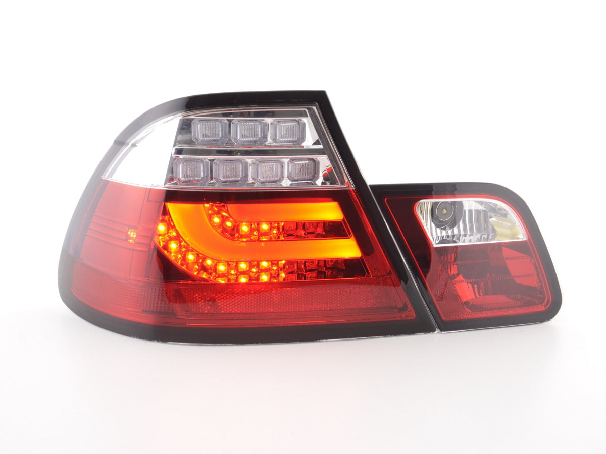 LED Rückleuchten Set BMW 3er E46 Coupe Bj. 99-02 klar/rot