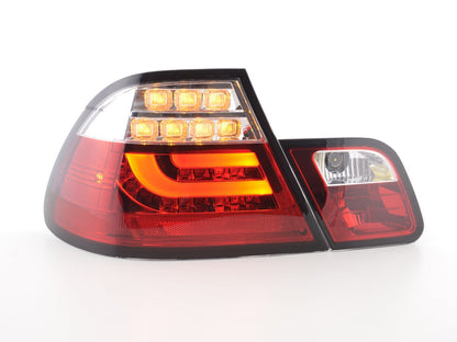 LED Rückleuchten Set BMW 3er E46 Coupe Bj. 99-02 klar/rot