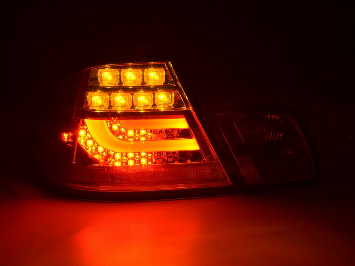 LED Rückleuchten Set BMW 3er E46 Coupe Bj. 99-03 chrom