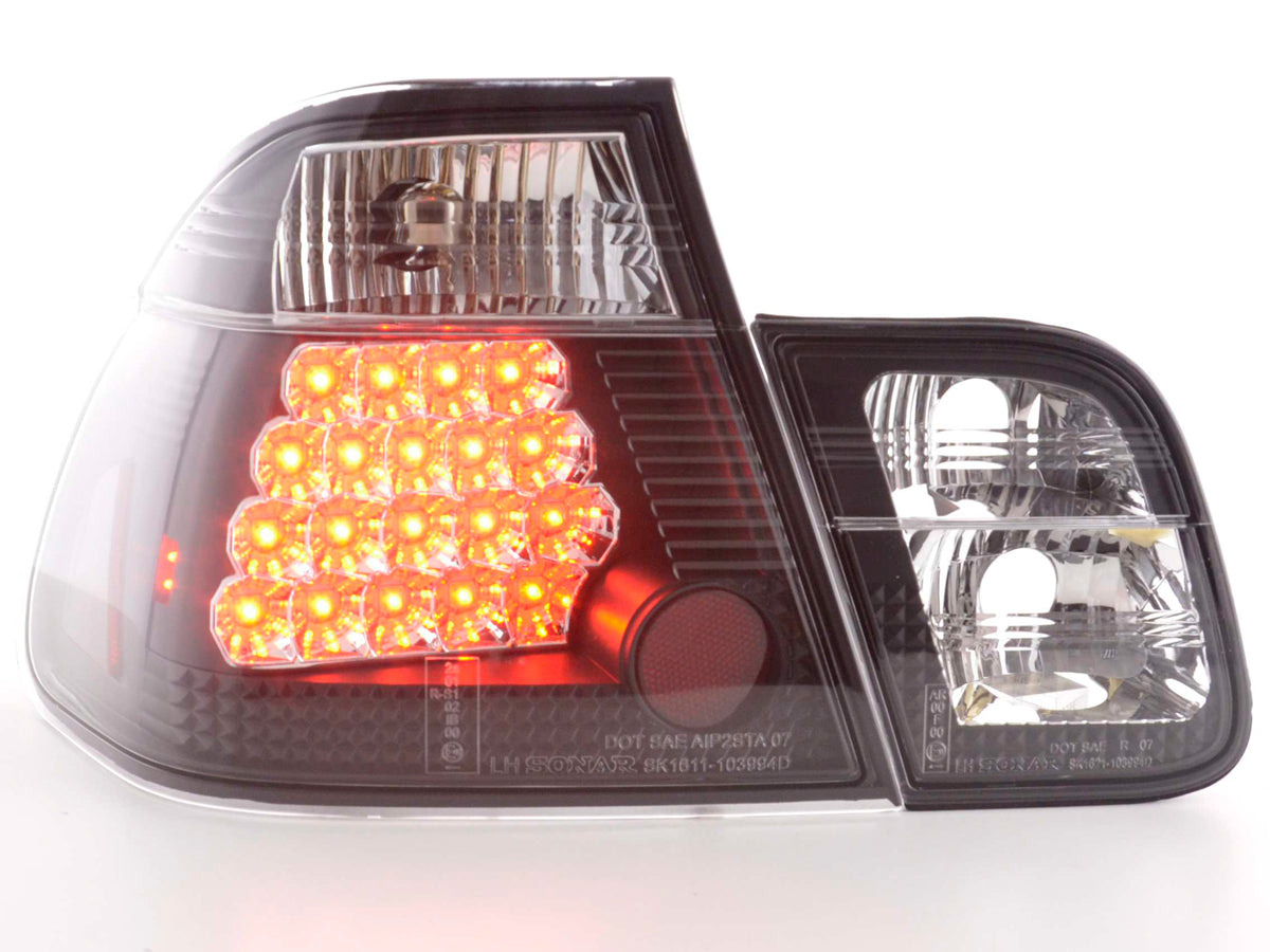 LED Rückleuchten Set BMW 3er Limousine Typ E46 Bj. 98-01 schwarz
