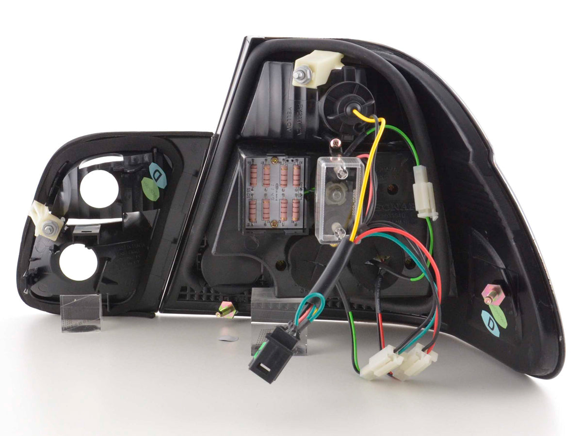 LED Rückleuchten Set BMW 3er Limousine Typ E46 Bj. 01-05 chrom
