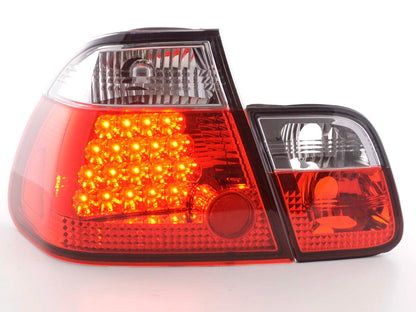 LED Rückleuchten Set BMW 3er Limousine Typ E46 Bj. 01-05 klar/rot