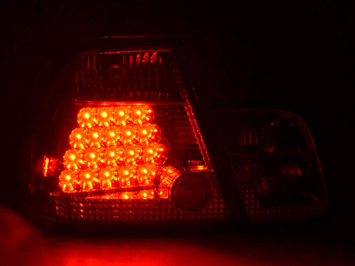 LED Rückleuchten Set BMW 3er Limousine Typ E46 Bj. 01-05 klar/rot