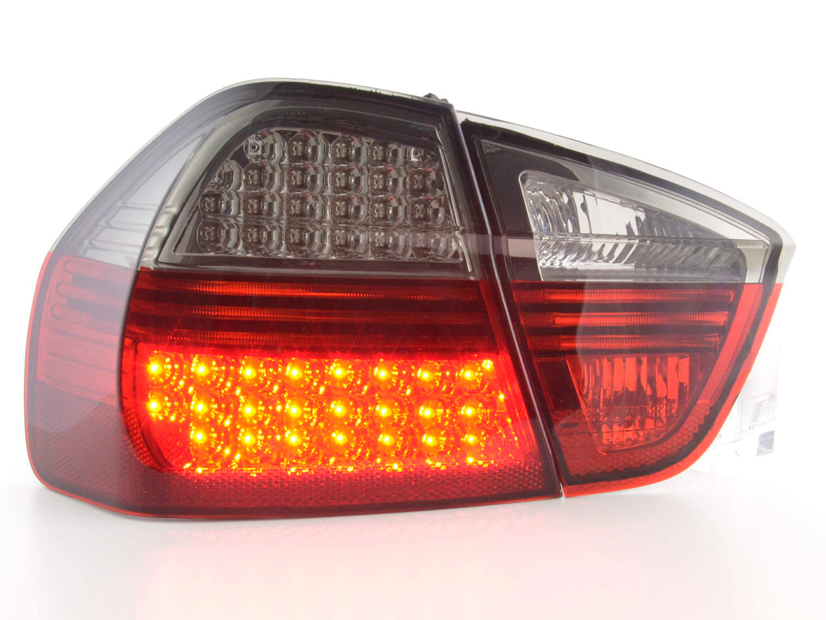 LED Rückleuchten Set BMW 3er Limousine Typ E90 Bj. 05-08 schwarz/rot