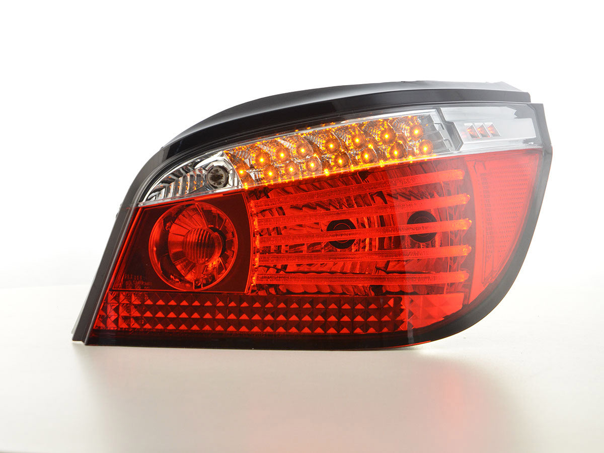 LED Rückleuchten Set Lightbar BMW 5er E60 Limo Bj. 07-09 rot/klar