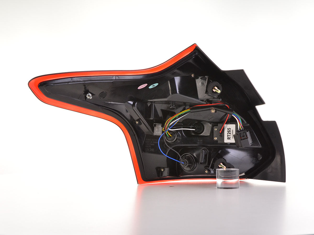 LED Rückleuchten Set Lightbar Ford Focus 3 Bj. 10-14 rot/klar