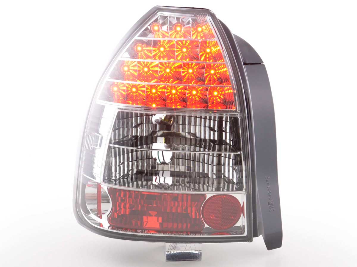 LED Rückleuchten Set Honda Civic 3-trg Bj. 96-01 chrom