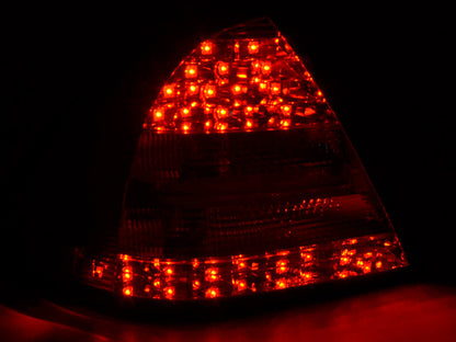 LED Rückleuchten Set Mercedes C-Klasse Typ W203 Limo Bj. 01-04 chrom