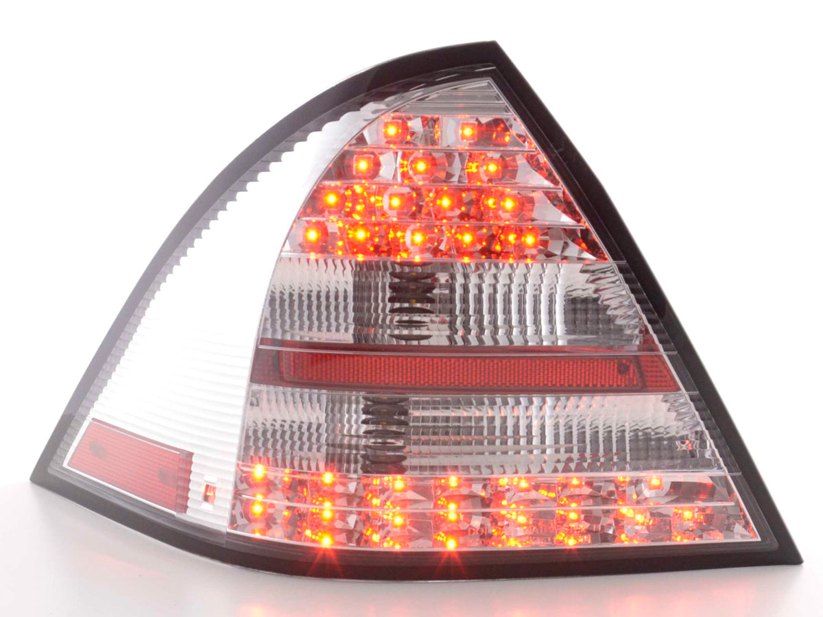 LED Rückleuchten Set Mercedes C-Klasse W203 Limo Bj. 01-04 rot/klar