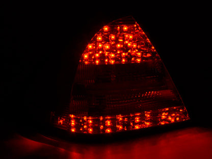 LED Rückleuchten Set Mercedes C-Klasse Typ W203 Limo Bj. 05-07 chrom