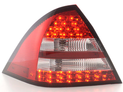 LED Rückleuchten Set Mercedes C-Klasse W203 Limo Bj. 05-07 rot/klar