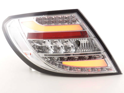 LED Rückleuchten Set Mercedes C-Klasse Typ W204 Bj. 2011- chrom